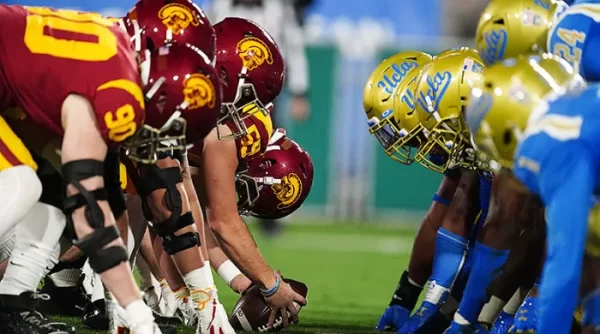 USC and UCLA will be making their much publicized move to the BIG 10 next year.
(USA Today/Kirby Lee)