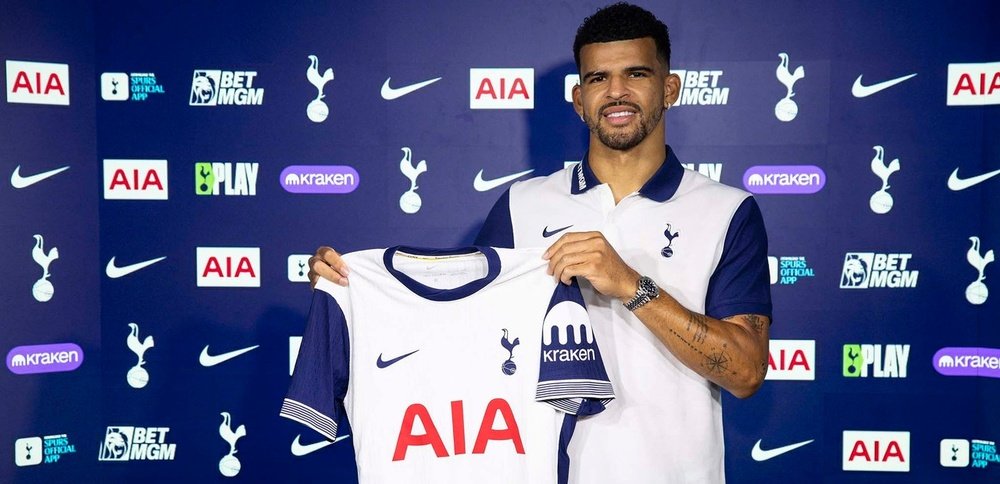 The new signing of Dominic Solanke. (Tottenham Hotspurs)